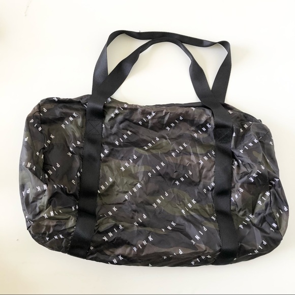 PINK Victoria's Secret Bags Nwt Vs Pink Camo Duffle Bag Poshmark